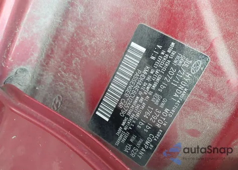 2012 Hyundai Elantra Limited (Ulsan Plant) z USA, uszkodzony, nr VIN KMHDH4AE6CU255790